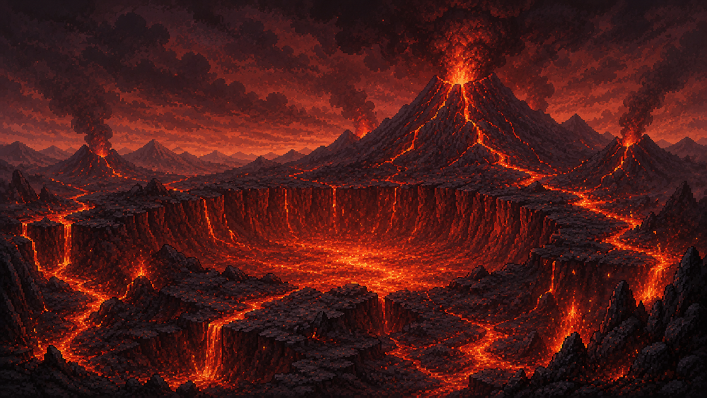 Volcano biome