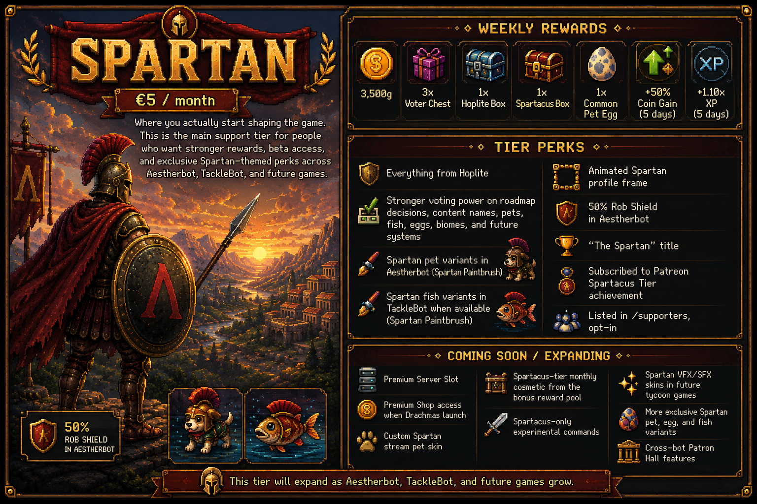 Spartacus tier